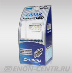 Светодиоды салонные D-Lumina 6000K 37mm (2 диода)